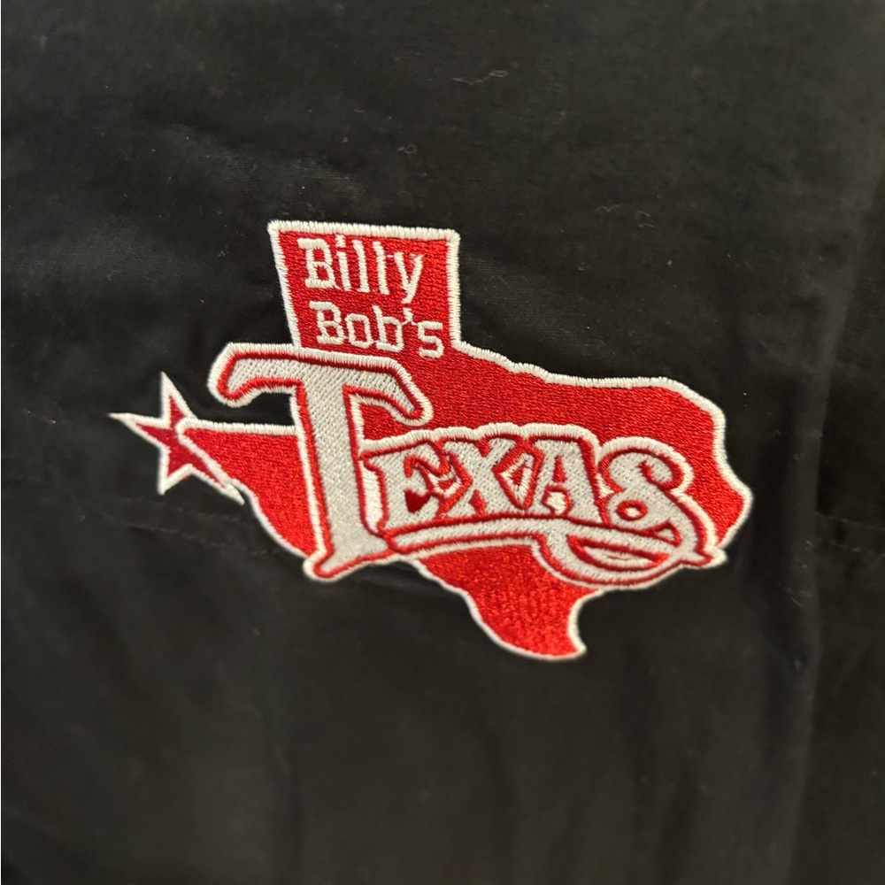 Billy Bob's 8 second crew black cotton rodeo shirt